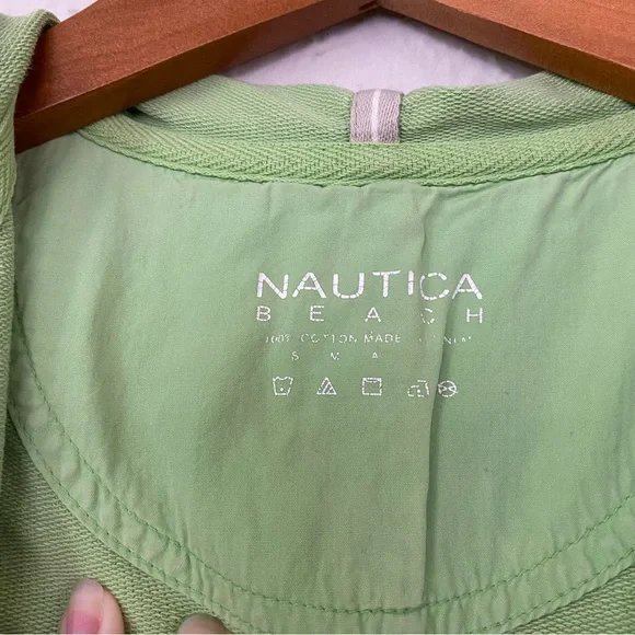 Nautica Beachwear Sleeveless Hooded Coverup - Picture 2 of 5